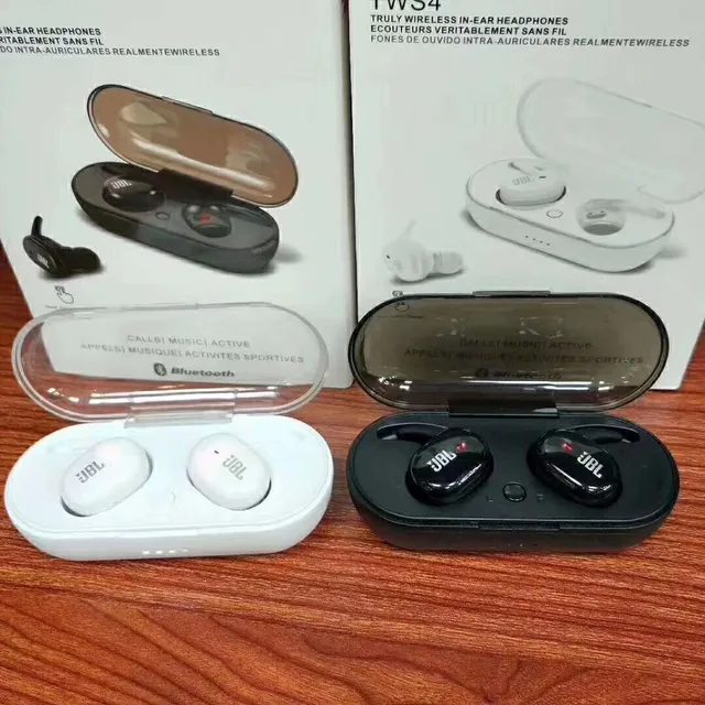 JBL Twins True Wireless Earbuds Black and White TWS Earbuds 9