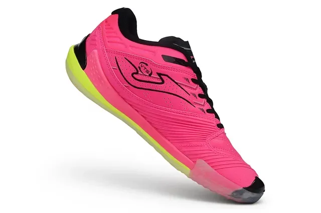 Joma Top-Flex Ultimate Shot Mini Pink Neon Yellow Black Lifestyle Sneakers 2