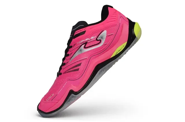 Joma Top-Flex Ultimate Shot Mini Pink Neon Yellow Black Lifestyle Sneakers 3