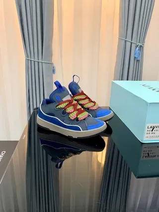 Lanvin Multicolor Zigzag Lace Lifestyle Sneakers 9