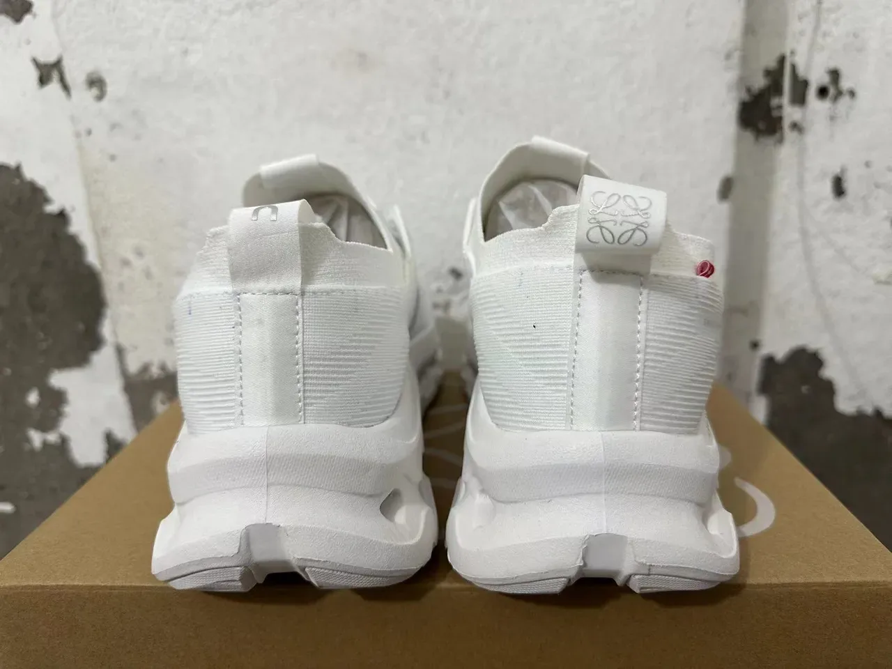 Loewe CloudtecpHase White Knit Lifestyle Sneakers 3