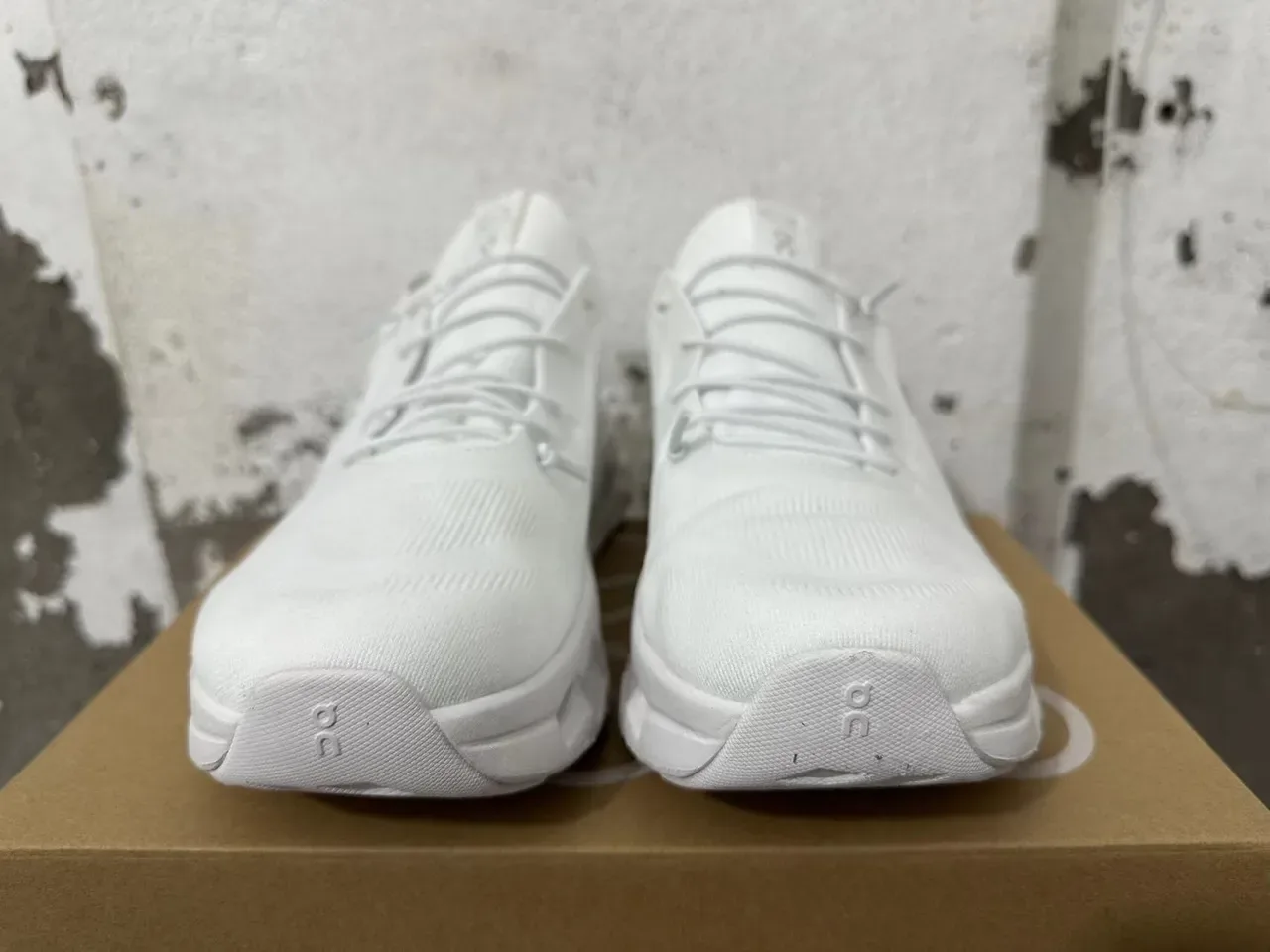 Loewe CloudtecpHase White Knit Lifestyle Sneakers 4