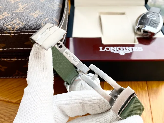 Longines Conquest Dive Esfera Verde Reloj Mecánico 2