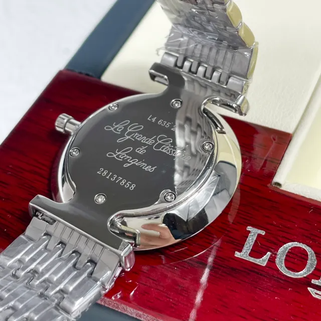 Longines La Grande Classique Black Dial Diamond Markers Quartz Watch 5