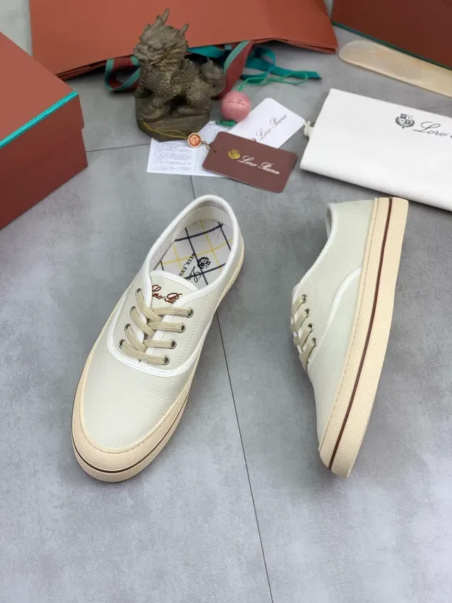 Loro Piana Leather Low-Top Lifestyle Sneaker 5