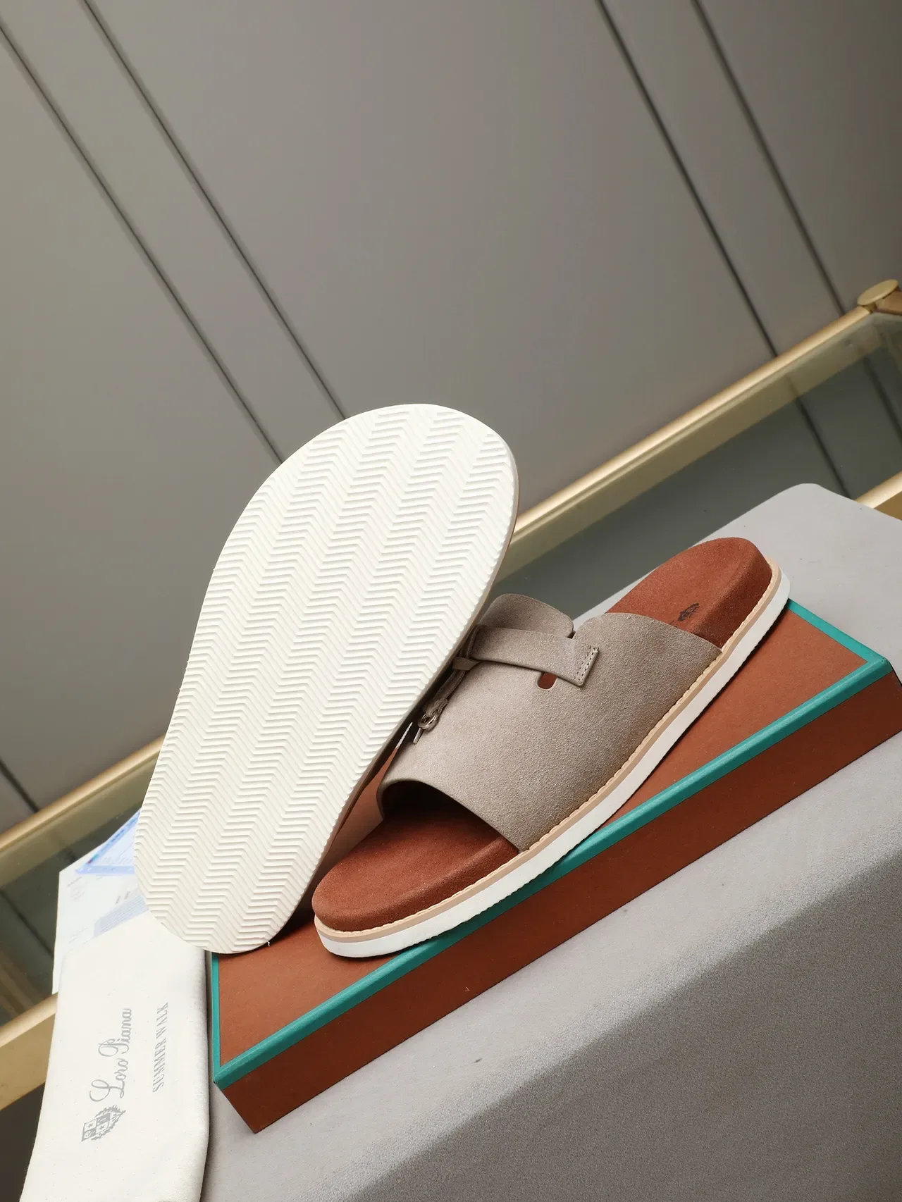 Loro Piana Tasseled Strap Slide Slippers 15