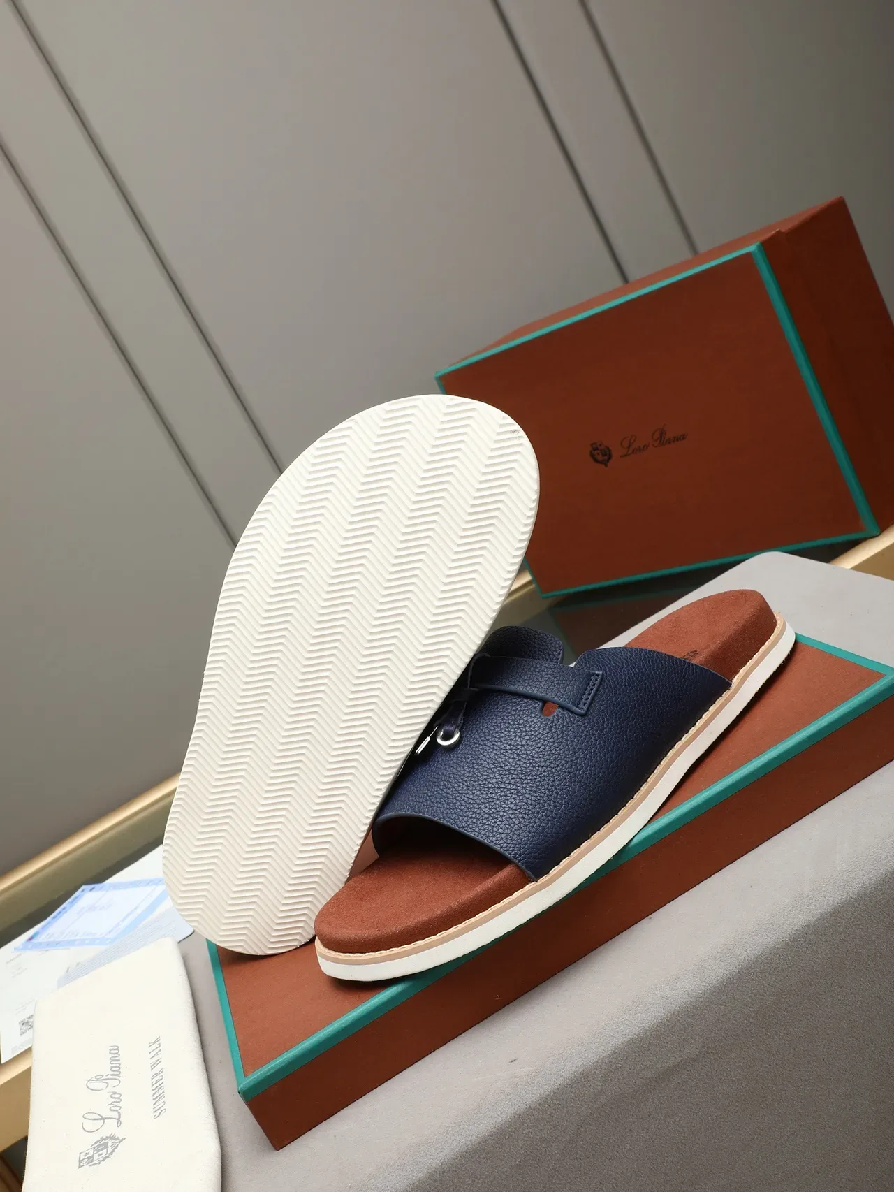 Loro Piana Tasseled Strap Slide Slippers 21