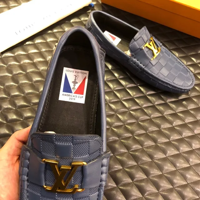 Louis Vuitton America's Cup 2019 Quilted Blue Loafers 5