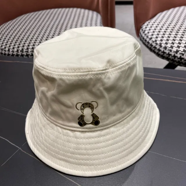 Louis Vuitton Beige Quilted Crown Monogrammed Inner Band Bucket Hat 6