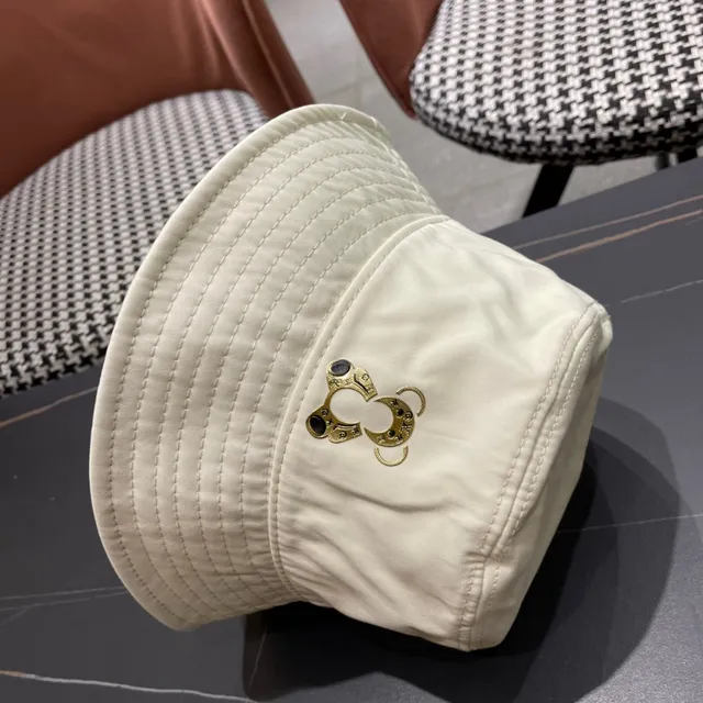 Louis Vuitton Beige Quilted Crown Monogrammed Inner Band Bucket Hat 12
