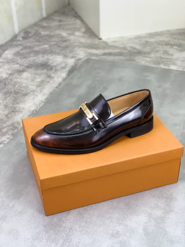 Louis Vuitton Bit Loafer Two-Tone Polished Leather Loafers 4