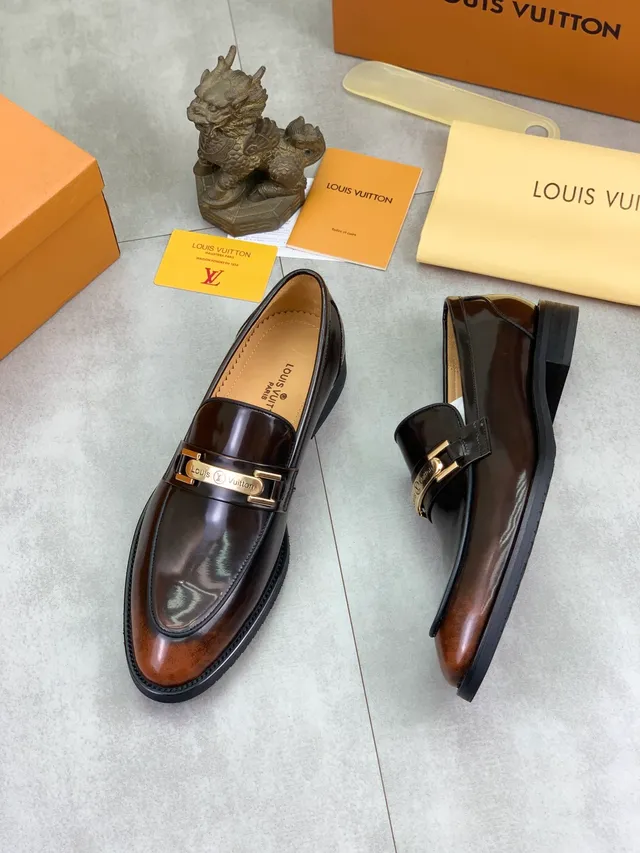 Louis Vuitton Bit Loafer Two-Tone Polished Leather Loafers 5