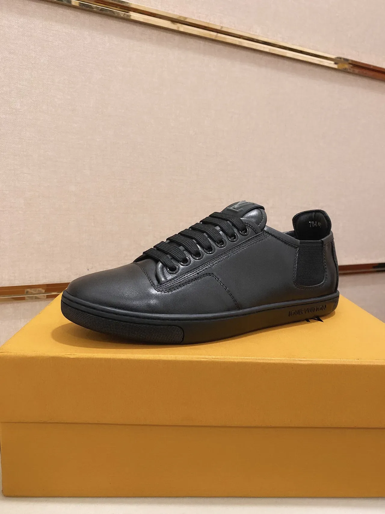 Louis Vuitton Black Leather Lifestyle Sneaker 9