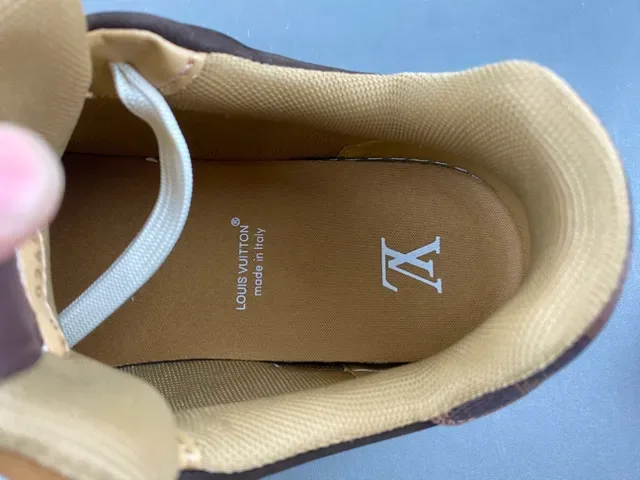 Louis Vuitton Brown Beige Low-Top Monogram Canvas Lifestyle Sneakers 7