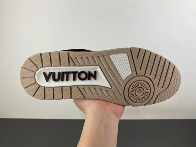 Louis Vuitton Brown Beige Low-Top Monogram Canvas Lifestyle Sneakers 9