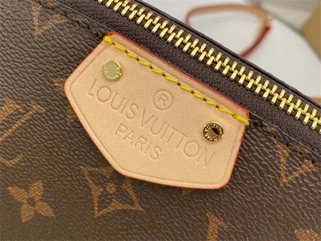 Louis Vuitton marron beige monogramme toile marron cuir garniture Boston Bag 6