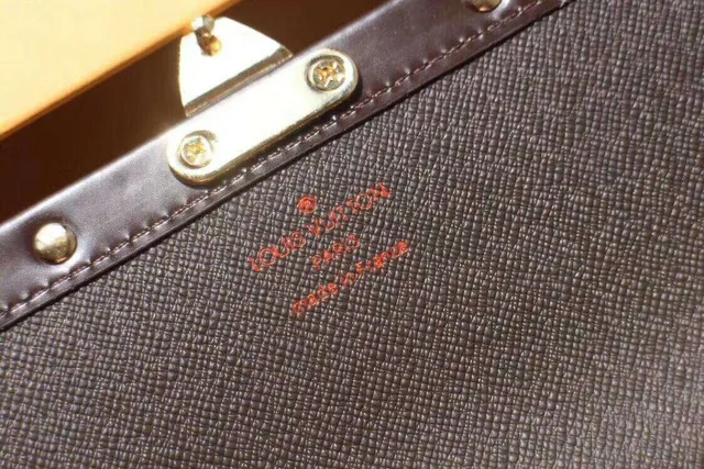 Louis Vuitton Brown Beige Monogram Coated Canvas Dark Leather Trim Long Wallet 3