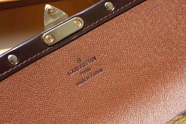 Louis Vuitton Brown Beige Monogram Coated Canvas Dark Leather Trim Long Wallet 13