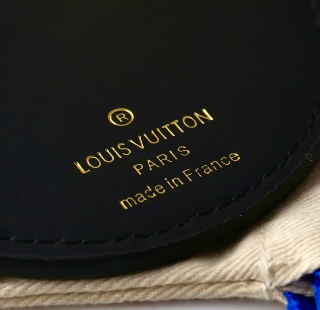 Louis Vuitton Brown Pink Circular Leather Monogram Canvas Handbag 5