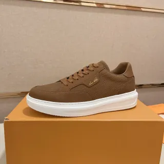 Louis Vuitton Zapatillas Lifestyle Marrón Blanco Low Top Suela Plataforma