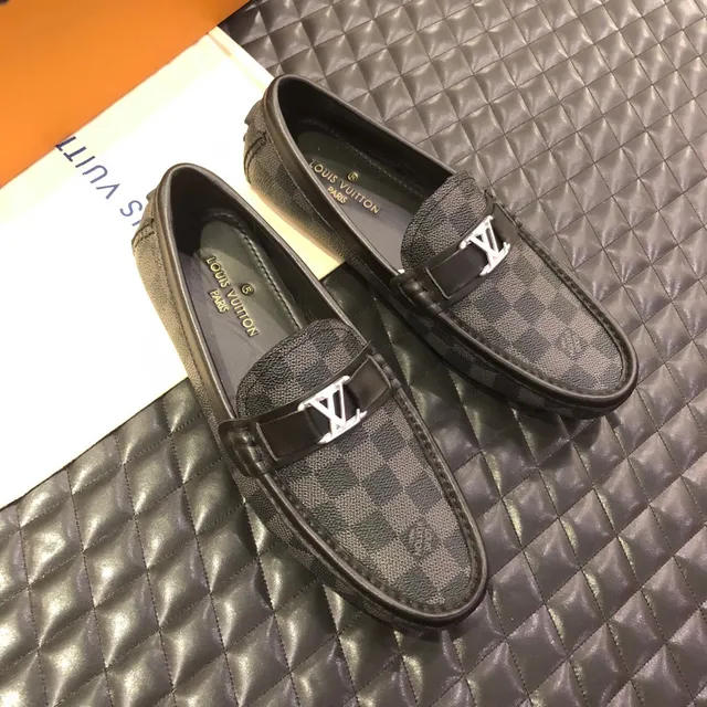 Louis Vuitton Damier Check LV Buckle Loafers 5