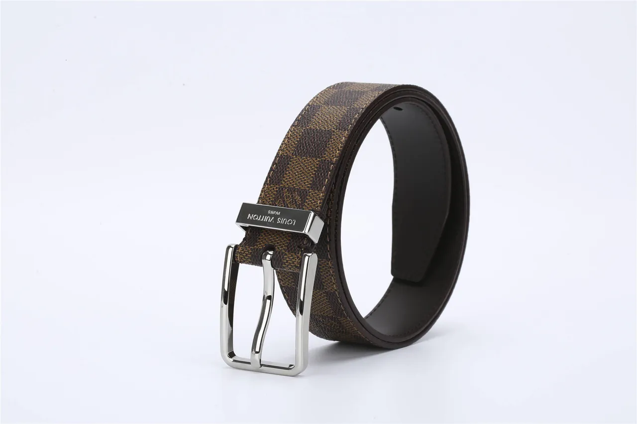 Louis Vuitton Damier Ebène Monogram Leather Belt 5