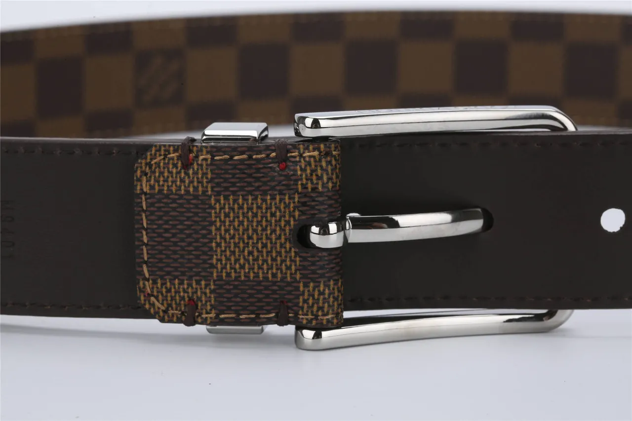 Louis Vuitton Damier Ebène Monogram Leather Belt 6