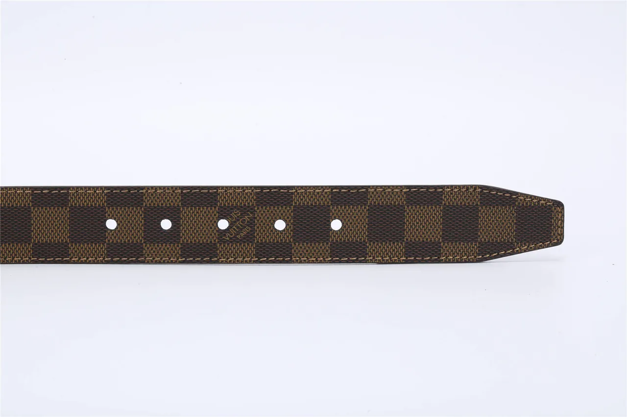 Louis Vuitton Damier Ebène Monogram Leather Belt 9