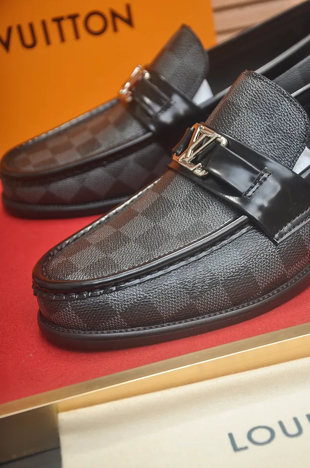 Louis Vuitton Damier Graphite Bit Loafer Men's Loafers 2
