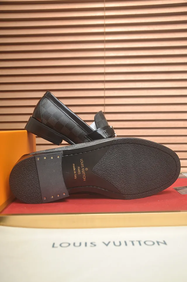 Louis Vuitton Damier Graphite Bit Loafer Men's Loafers 3