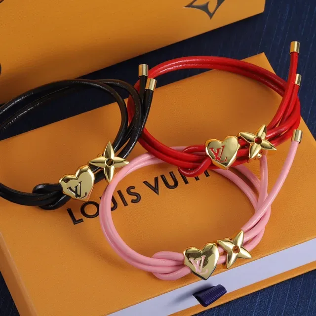 Louis Vuitton Heart and Star Charm Cord Bracelets 2