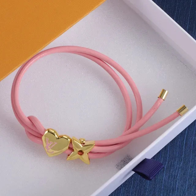Louis Vuitton Heart and Star Charm Cord Bracelets 4