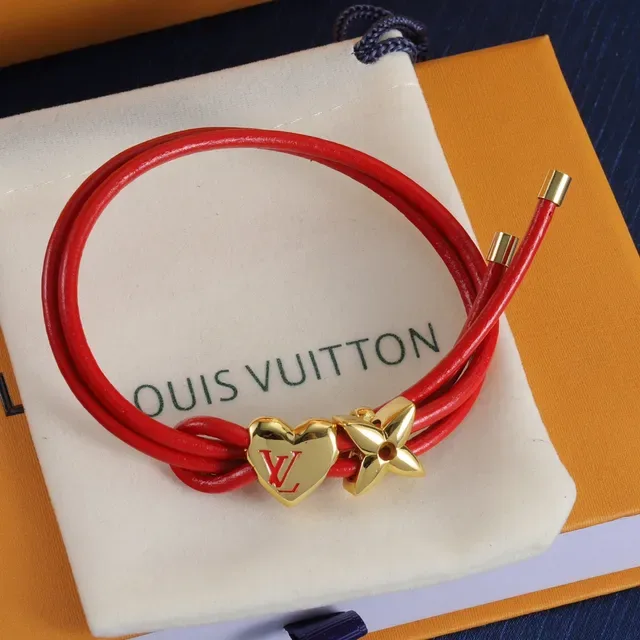 Louis Vuitton Heart and Star Charm Cord Bracelets 5