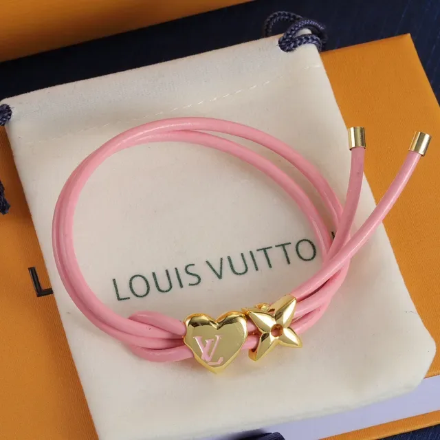 Louis Vuitton Heart and Star Charm Cord Bracelets 6