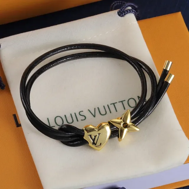 Louis Vuitton Heart and Star Charm Cord Bracelets 9
