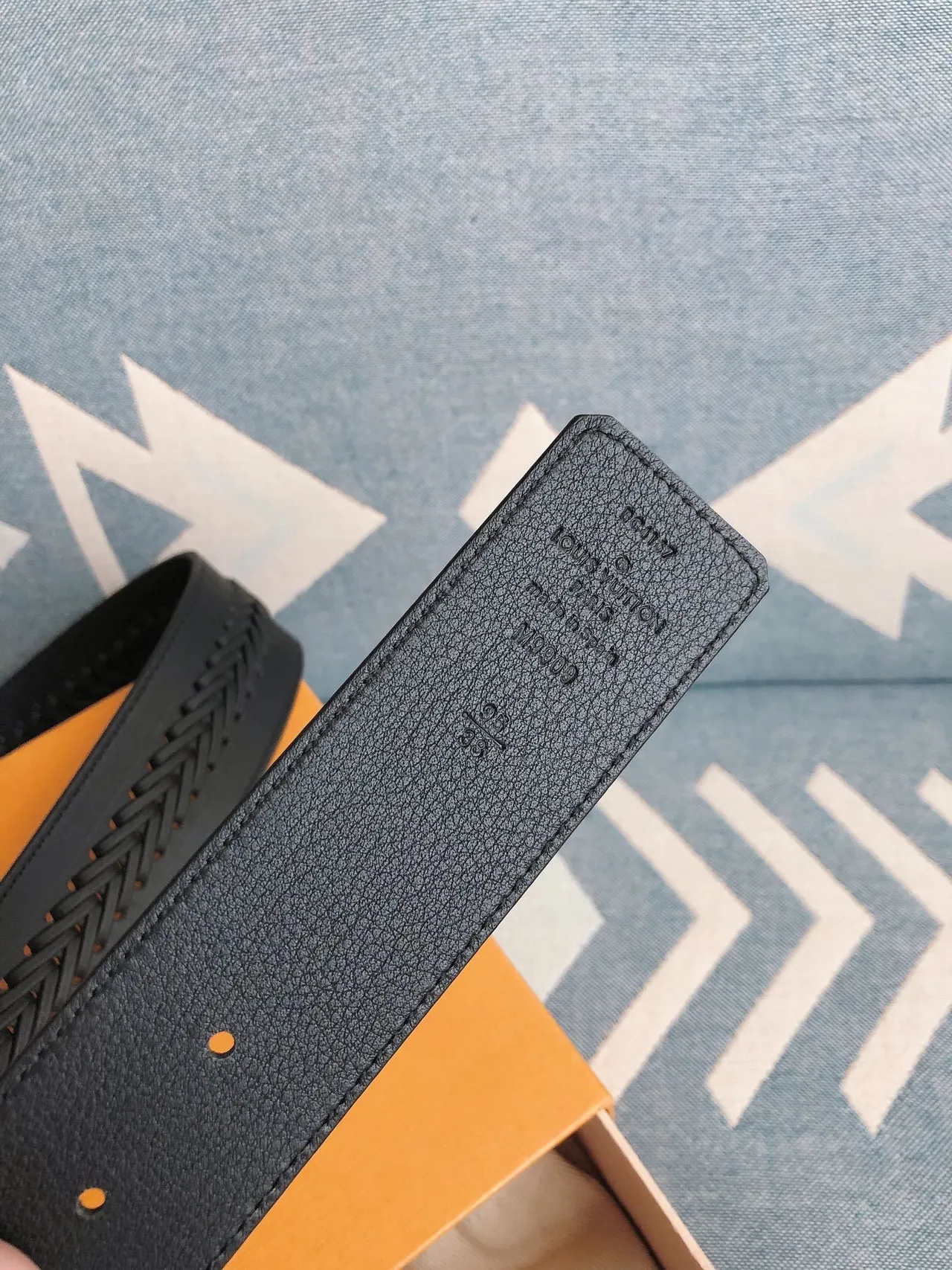 Louis Vuitton LV Initiales Braided Leather Belt 6