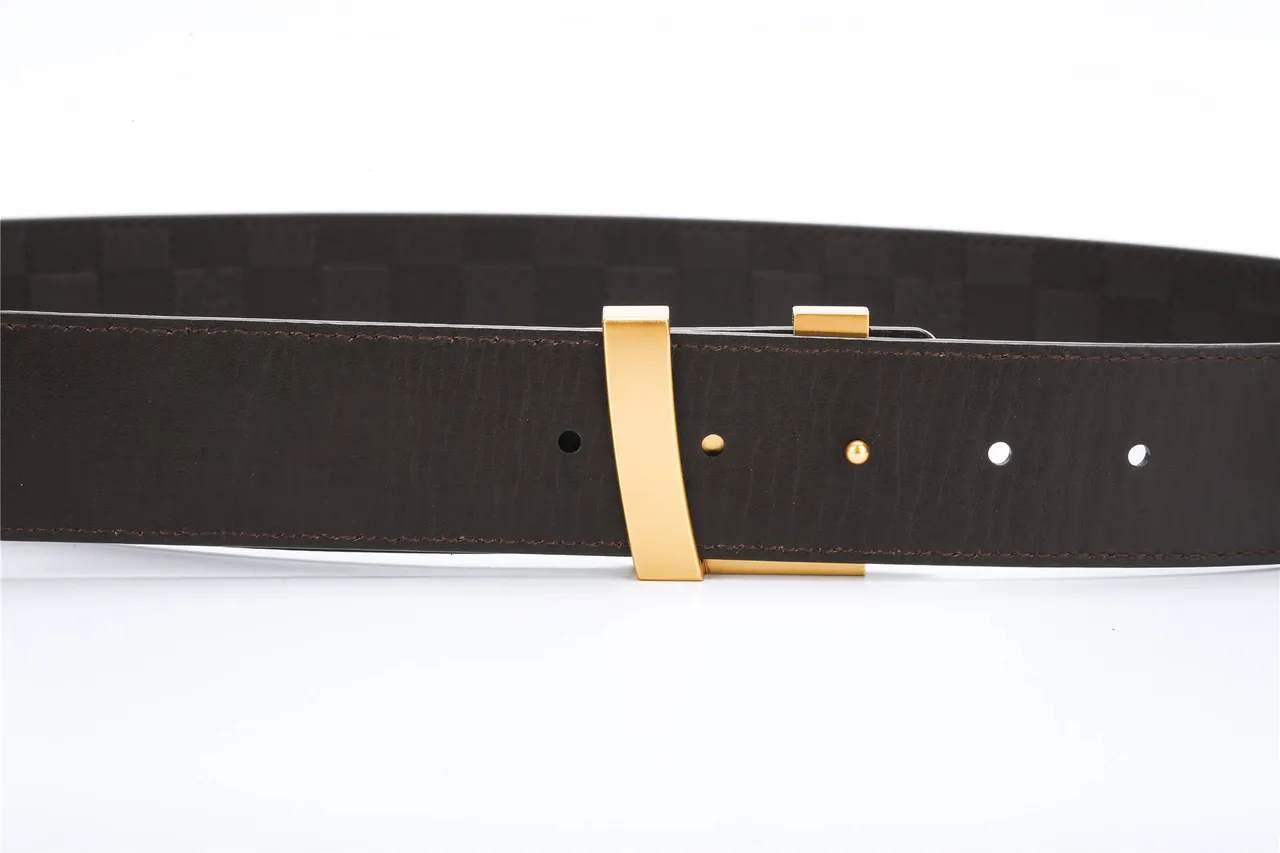 Louis Vuitton LV Initiales Damier Graphite Leather Belt 6