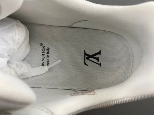 Louis Vuitton LV Trainer Beige White Layered Monogram Leather Textile Overlays Lifestyle Sneakers 7