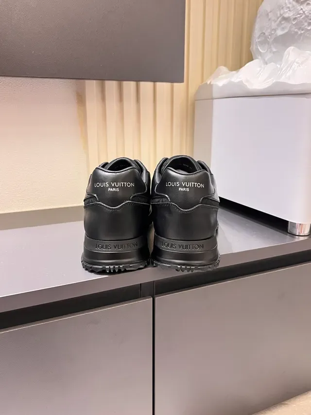 Louis Vuitton LV Trainer Black Monogram Canvas Leather Overlays Lifestyle Sneakers 2