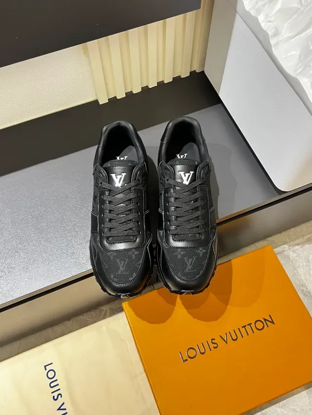 Louis Vuitton LV Trainer Black Monogram Canvas Leather Overlays Lifestyle Sneakers 5