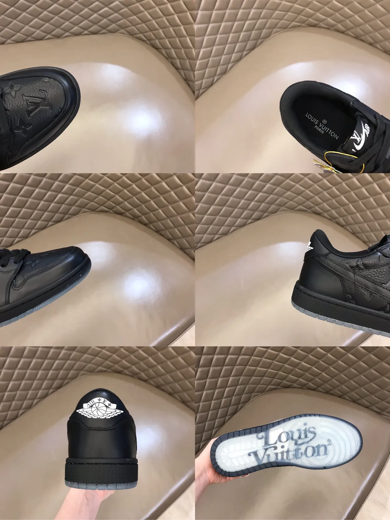 Louis Vuitton LV Trainer Black Monogram-Embossed Lifestyle Sneakers 2