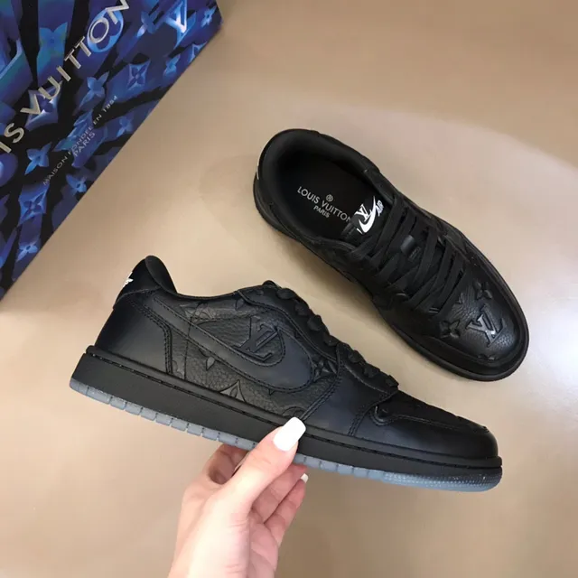 Louis Vuitton LV Trainer Black Monogram-Embossed Lifestyle Sneakers 6