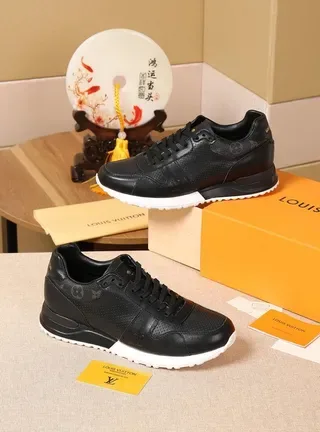 Louis Vuitton LV Trainer Black White Perforated Leather Chunky Sole Lifestyle Sneakers 6