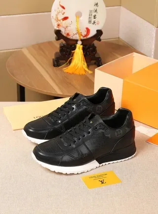 Louis Vuitton LV Trainer Black White Perforated Leather Chunky Sole Lifestyle Sneakers 7
