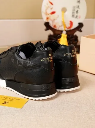Louis Vuitton LV Trainer Black White Perforated Leather Chunky Sole Lifestyle Sneakers 9