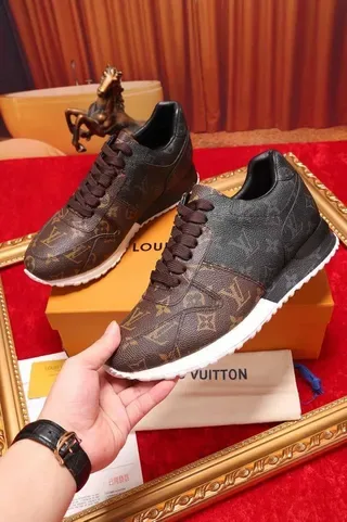 Louis Vuitton LV Trainer Brown Black Monogram Canvas Leather Accents Lifestyle Sneakers 3