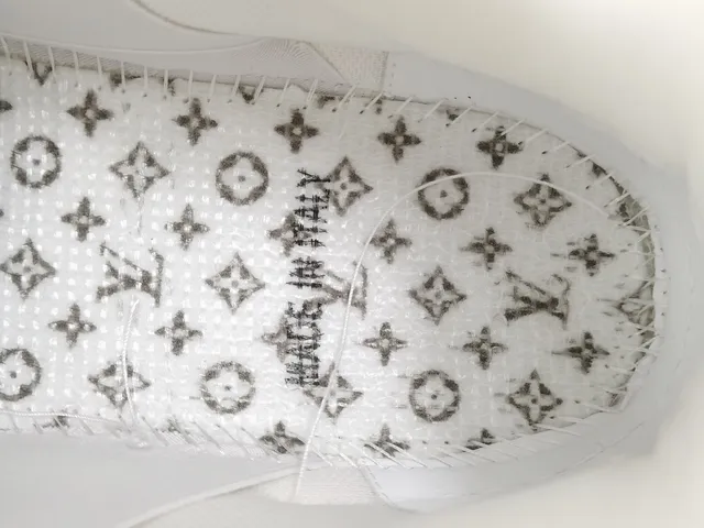 Louis Vuitton LV Trainer Green White Platform Sole Layered Leather-Mesh Upper Chunky Sneakers 2