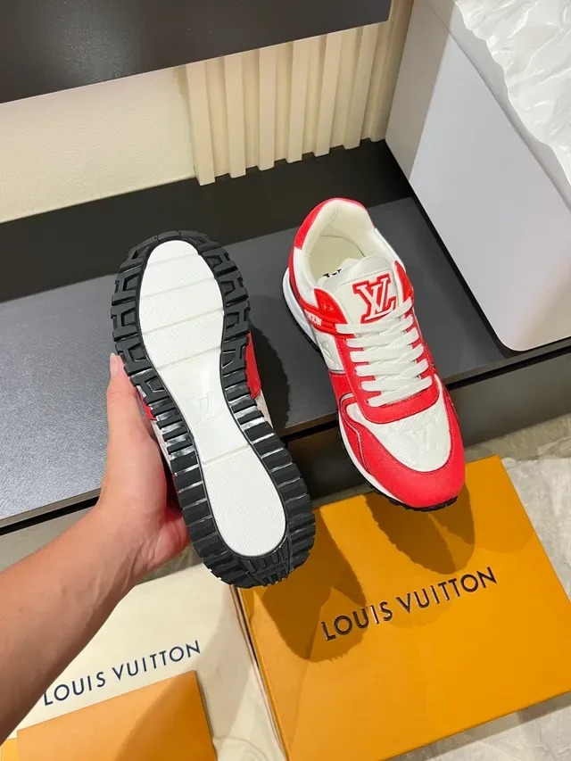 Louis Vuitton LV Trainer লাল সাদা লো-টপ মিক্সড ম্যাটেরিয়াল লাইফস্টাইল স্নিকার 3