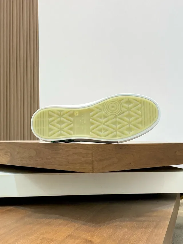 Louis Vuitton LV Trainer White Green Monogram-Printed Low-Top Lifestyle Sneakers 9