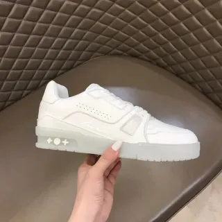 Louis Vuitton LV Trainer White Transparent Low-Top Translucent Sole Lifestyle Sneakers